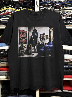 1988 Slayer Mandatory Suicide Vintage  Black Promo Tee